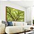 Quadro Horizontal Copa de Árvore Verde Luz Solar Céu Azul Natureza Canvas Moldura - Imagem 3