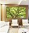 Quadro Horizontal Copa de Árvore Verde Luz Solar Céu Azul Natureza Canvas Moldura - Imagem 4