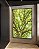 Quadro Vertical Copa de Árvore Verde Luz Solar Céu Azul Natureza Canvas Moldura - Imagem 1