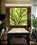 Quadro Quadrado Copa de Árvore Verde Luz Solar Céu Azul Natureza Canvas Moldura - Imagem 1