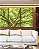 Trio de Quadros Copa de Árvore Verde Luz Solar Céu Azul Natureza Canvas Moldura - Imagem 3