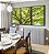 Trio de Quadros Copa de Árvore Verde Luz Solar Céu Azul Natureza Canvas Moldura - Imagem 5