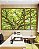 Trio de Quadros Estilizados Copa de Árvore Verde Luz Solar Céu Azul Natureza Canvas Moldura - Imagem 4