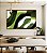 Quadro Horizontal Abstrato Mosaico Verde Floresta Limão Canvas Moldura - Imagem 2