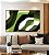 Quadro Horizontal Abstrato Mosaico Verde Floresta Limão Canvas Moldura - Imagem 3
