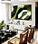 Quadro Horizontal Abstrato Mosaico Verde Floresta Limão Canvas Moldura - Imagem 5