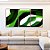 Trio de Quadros Abstrato Mosaico Verde Floresta Limão Canvas Moldura - Imagem 3