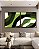 Duo de Quadros Quadrados Abstrato Mosaico Verde Floresta Limão Canvas Moldura - Imagem 5