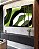 Trio de Quadros Estilizados Abstrato Mosaico Verde Floresta Limão Canvas Moldura - Imagem 2