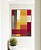 Quadro Vertical Abstrato Geométrico Degradê Amarelo Mostarda Laranja Cinza Canvas Moldura - Imagem 4