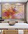 Quadro Horizontal Abstrato Mosaico Rosa Coral Colorido Canvas Moldura - Imagem 3