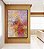 Quadro Vertical Abstrato Mosaico Rosa Coral Colorido Canvas Moldura - Imagem 2