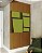 Quadro Quadrado Abstrato Minimalista Geométrico Verde Oliva Marrom Canvas Moldura - Imagem 4