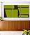 Trio de Quadros Abstrato Minimalista Geométrico Verde Oliva Marrom Canvas Moldura - Imagem 3