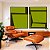 Duo de Quadros Abstrato Minimalista Geométrico Verde Oliva Marrom Canvas Moldura - Imagem 5