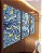Trio de Quadros Abstrato Azul e Dourado Efeito Mármore Arte Pouring Canvas Moldura - Imagem 1