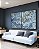 Duo de Quadros Abstrato Azul e Dourado Efeito Mármore Arte Pouring Canvas Moldura - Imagem 5