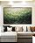 Quadro Horizontal Abstrato Tons de Verde Esmeralda Textura Canvas Moldura - Imagem 3