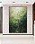 Quadro Vertical Abstrato Tons de Verde Esmeralda Textura Canvas Moldura - Imagem 2