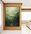 Quadro Vertical Abstrato Tons de Verde Esmeralda Textura Canvas Moldura - Imagem 1