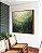 Quadro Quadrado Abstrato Tons de Verde Esmeralda Textura Canvas Moldura - Imagem 4