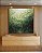 Quadro Quadrado Abstrato Tons de Verde Esmeralda Textura Canvas Moldura - Imagem 3