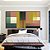 Duo de Quadros Quadrados Abstrato Geométrico Color Block Rosa Verde Amarelo Canvas Moldura - Imagem 5