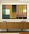 Trio de Quadros Estilizados Abstrato Geométrico Color Block Rosa Verde Amarelo Canvas Moldura - Imagem 5