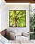 Quadro Quadrado Copa de Árvore Verde Iluminada Céu Natureza Paisagem Canvas Moldura - Imagem 3