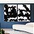 Duo de Quadros Abstrato Geométrico Minimalista Preto e Branco Canvas Moldura - Imagem 4