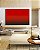 Quadro Horizontal Abstrato Degradê Vermelho Intenso Escuro e Vivo Canvas Moldura - Imagem 4