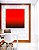 Quadro Quadrado Abstrato Degradê Vermelho Intenso Escuro e Vivo Canvas Moldura - Imagem 3