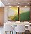 Duo de Quadros Abstrato Branco Verde Esmeralda e Dourado Canvas Moldura - Imagem 2