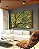Quadro Horizontal Copa das Árvores Galhos Luz Natural Paisagem Canvas Moldura - Imagem 1