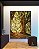 Quadro Vertical Árvores Iluminadas Douradas Floresta Paisagem Natureza Canvas Moldura - Imagem 4