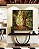Quadro Quadrado Árvores Iluminadas Douradas Floresta Paisagem Natureza Canvas Moldura - Imagem 3