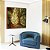 Quadro Quadrado Árvores Iluminadas Douradas Floresta Paisagem Natureza Canvas Moldura - Imagem 4