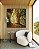 Quadro Quadrado Árvores Iluminadas Douradas Floresta Paisagem Natureza Canvas Moldura - Imagem 2
