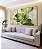 Trio de Quadros Folhas Verdes Dourado Textura Abstrata Natureza Canvas Moldura - Imagem 3