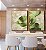 Duo de Quadros Folhas Verdes Dourado Textura Abstrata Natureza Canvas Moldura - Imagem 2