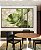 Trio de Quadros Estilizados Folhas Verdes Dourado Textura Abstrata Natureza Canvas Moldura - Imagem 2