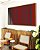 Quadro Horizontal Abstrato Listras Vermelho Carmim Cinza Prateado Canvas Moldura - Imagem 5