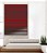 Quadro Vertical Abstrato Listras Vermelho Carmim Cinza Prateado Canvas Moldura - Imagem 4