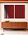 Duo de Quadros Abstrato Listras Vermelho Carmim Cinza Prateado Canvas Moldura - Imagem 5