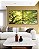 Duo de Quadros Quadrados Copa da Árvore Luz do Sol Céu Azul Natureza Canvas Moldura - Imagem 5