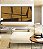 Trio de Quadros Abstrato Geométrico Minimalista Textura Ocre Marrom Canvas Moldura - Imagem 5