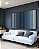 Duo de Quadros Abstrato Listras Degradê Azul Marinho Branco Canvas Moldura - Imagem 5