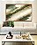 Quadro Horizontal Abstrato Tons de Verde Esmeralda e Dourado Canvas Moldura - Imagem 1