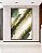 Quadro Vertical Abstrato Tons de Verde Esmeralda e Dourado Canvas Moldura - Imagem 3