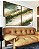 Duo de Quadros Abstrato Tons de Verde Esmeralda e Dourado Canvas Moldura - Imagem 4